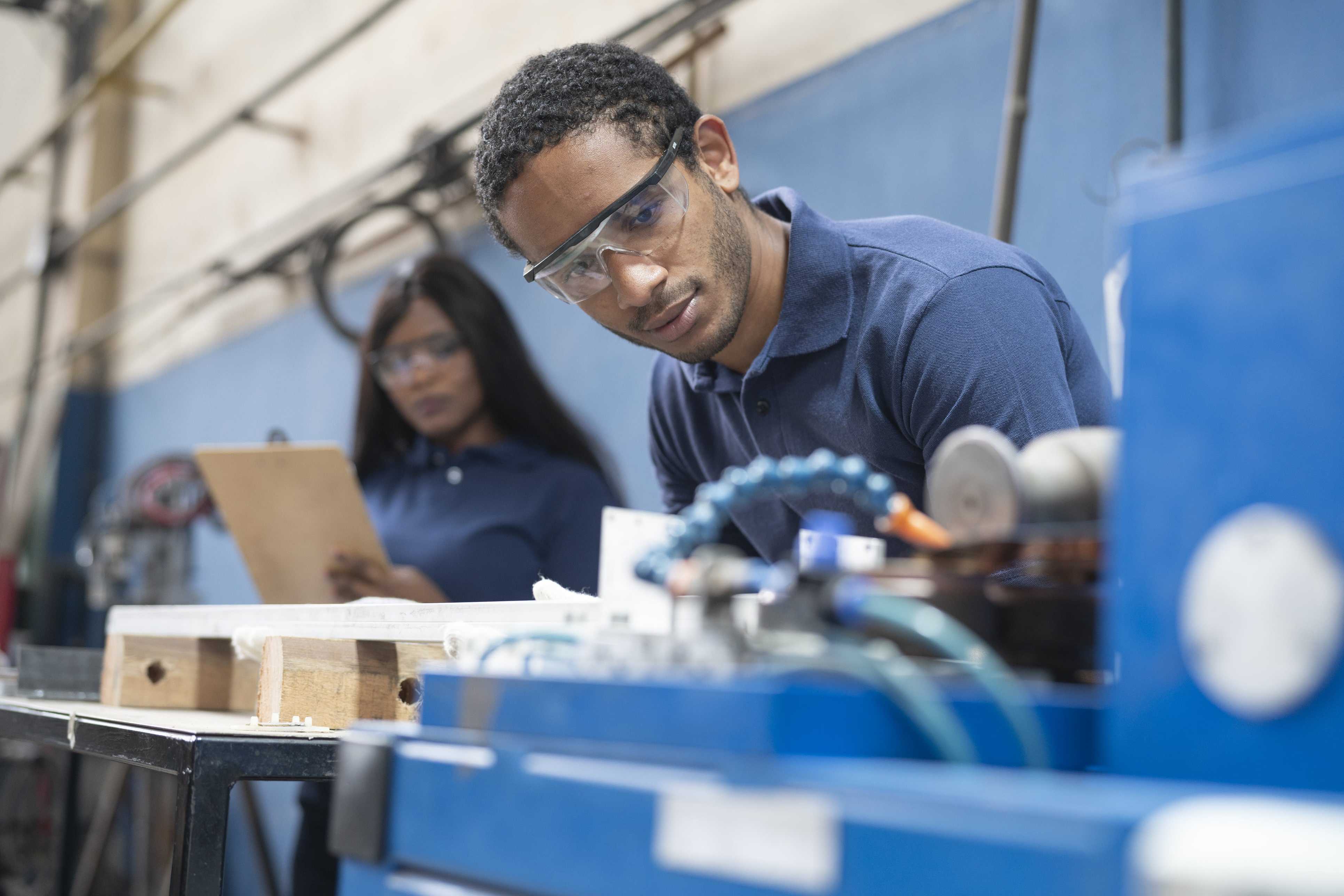 Industrial Staffing worker